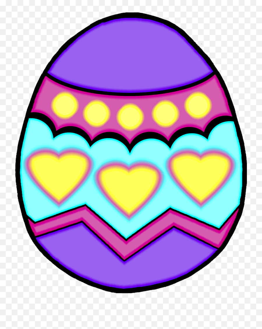 Easter Egg Clipart Free Clipart Images - Cartoon Clip Art Easter Egg Emoji,Easter Egg Clipart