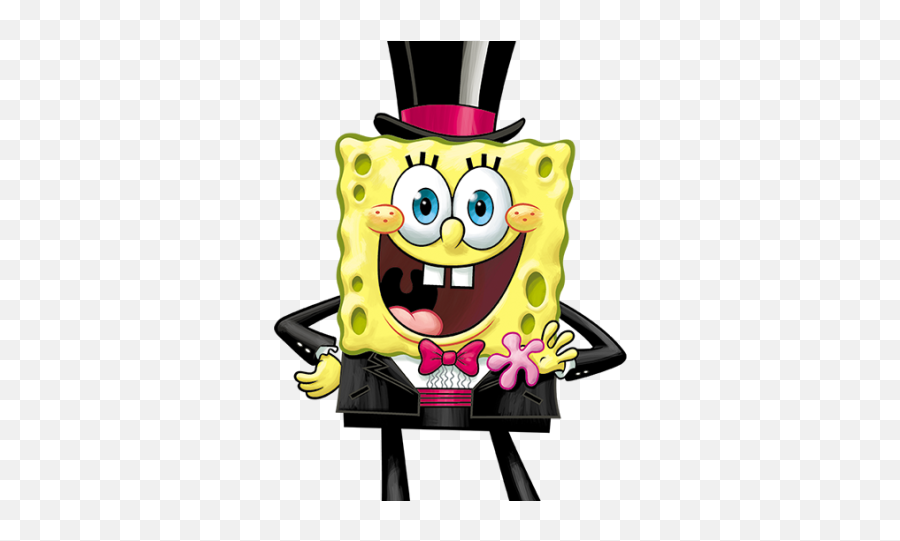 Spongebob Png Background - Spongebob Tuxedo Emoji,Spongebob Png
