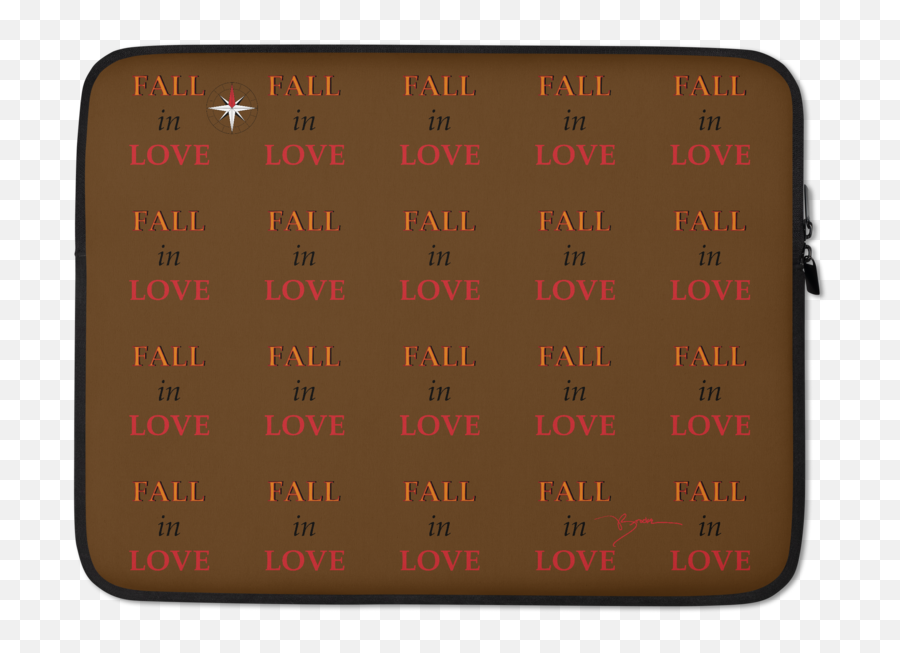 Llg Motto Fall In Love Laptop Sleeve 2 Sizes W Logo And Signature U2014 Ladiesu0027 Life Guide - Dot Emoji,Laptop Logo