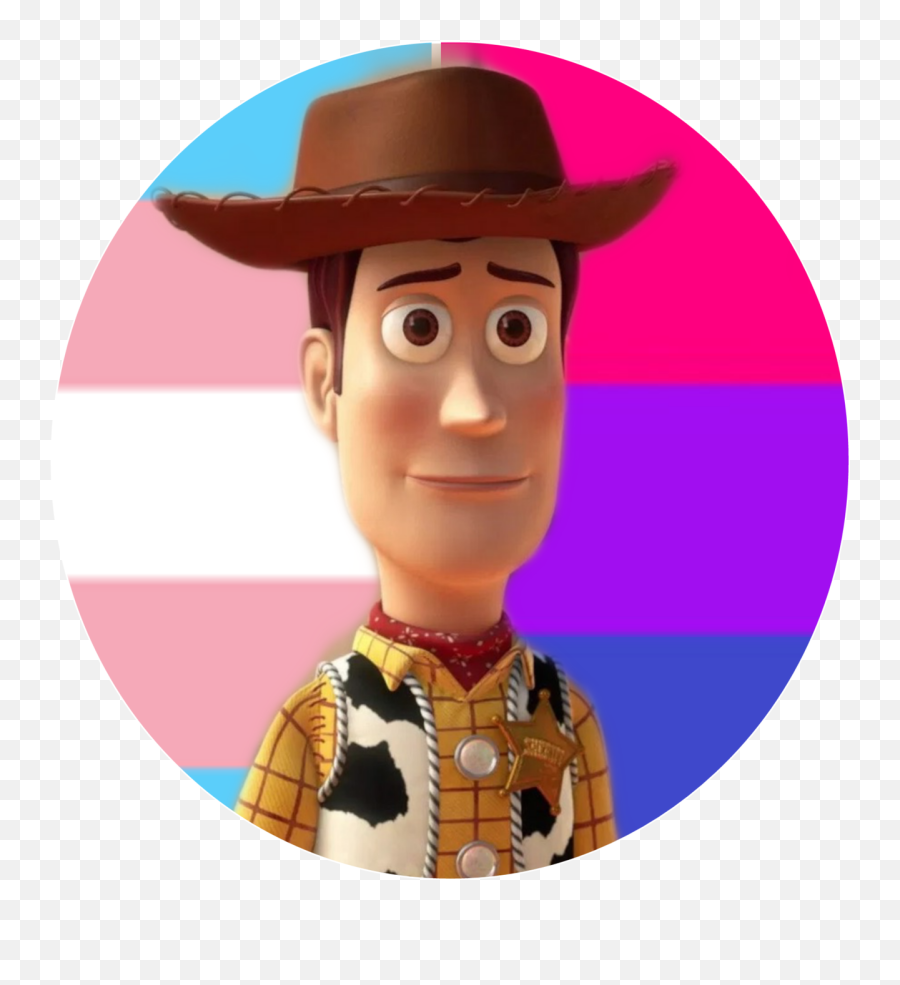 Sorry The Overlays Are A Little Shitty But Trans Bicon - Woody Toy Story Emoji,Peep Clipart