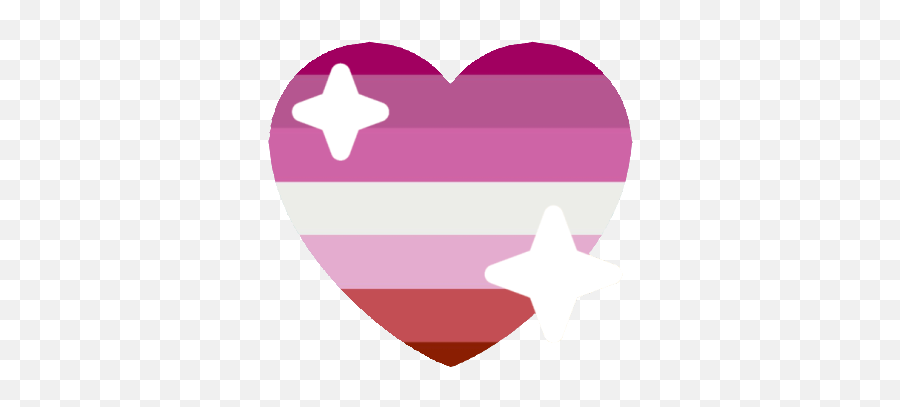 Lesbiansparkleheart - Discord Emoji Lesbian Heart Discord Emoji Transparent,Heart Emoji Transparent Background