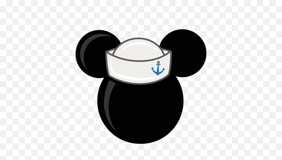 Mouse Head With Sailor Hat Freebies Free Svg Files - Mickey Mickey Mouse Nautical Logo Emoji,Sailor Clipart