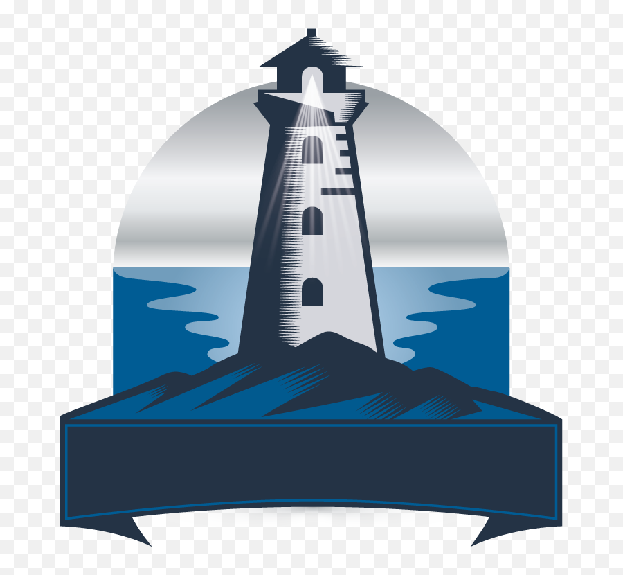 Vintage Lighthouse Logos - Beacon Emoji,Lighthouse Logos