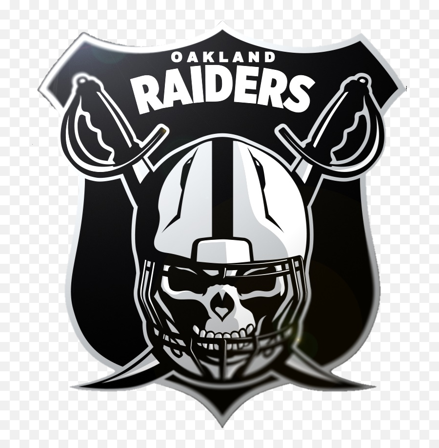 Oakland Oaklandraiders Raiders Sticker By Breezy - Raiders T Shirt Design Emoji,Raiders Skull Logo