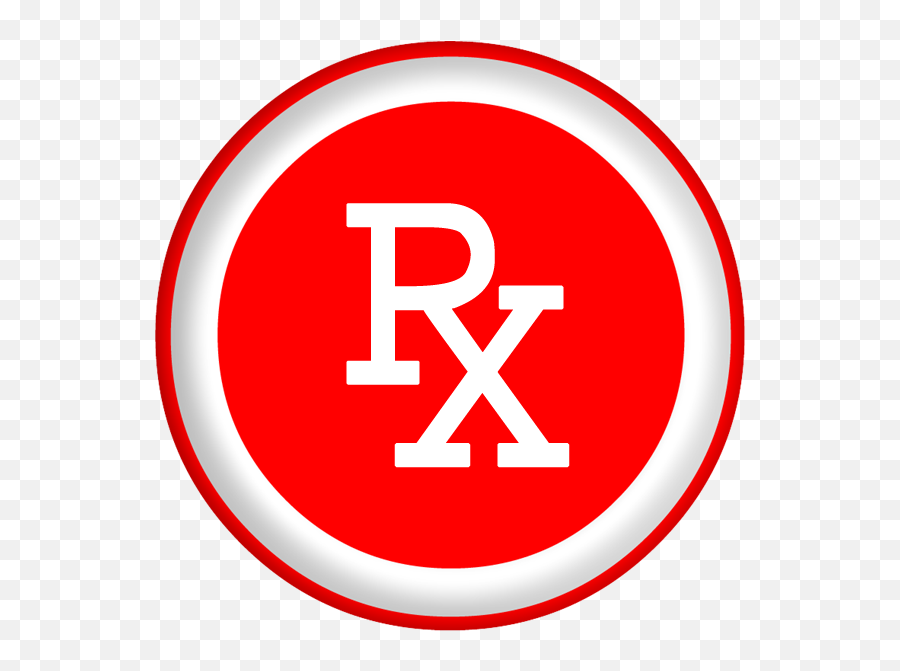 Rx Symbol Pharmacy Logo Red Clipart - Pharmacy Logo Rx Emoji,Pharmacy Logo