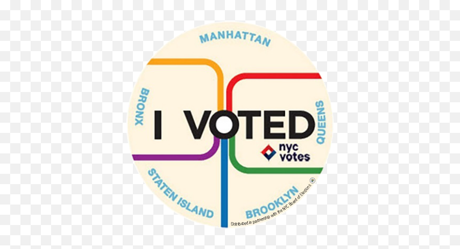 I Sticker Finalists - Voted Sticker Nyc 2020 Emoji,I Voted Sticker Png