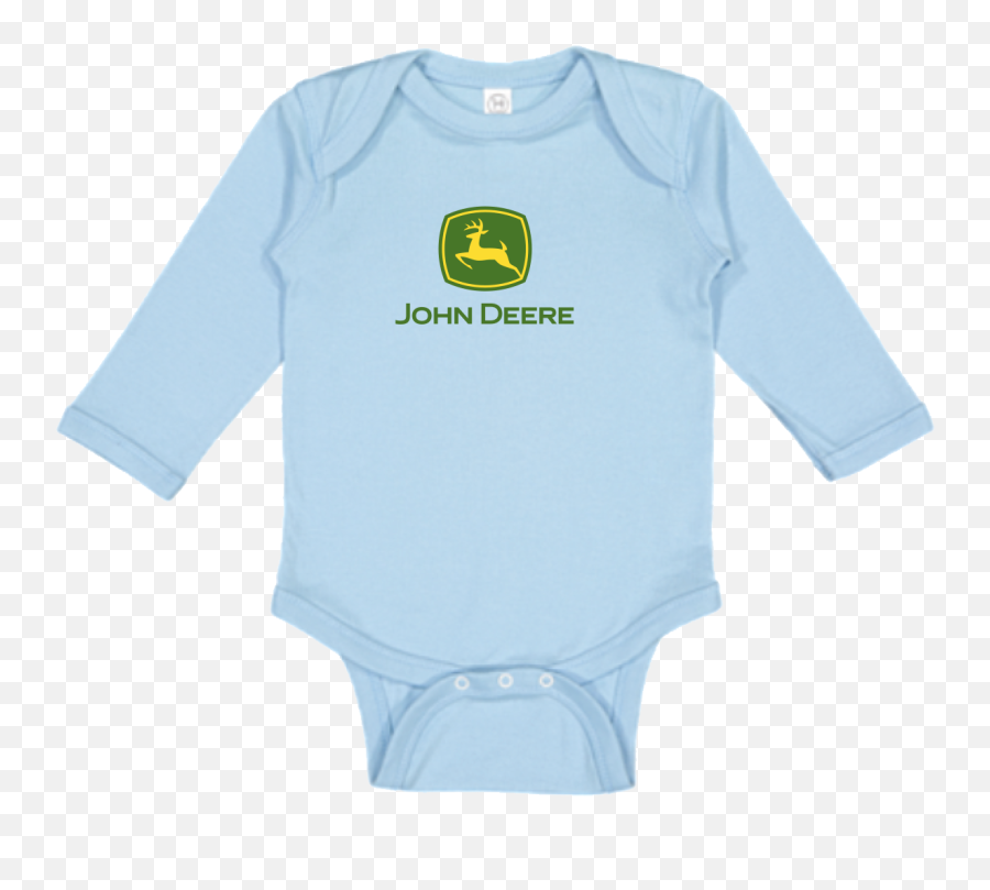 John Deere Baby Boy Logo Long Sleeve One Piece Bodysuit - Walmartcom Emoji,Deere Logo