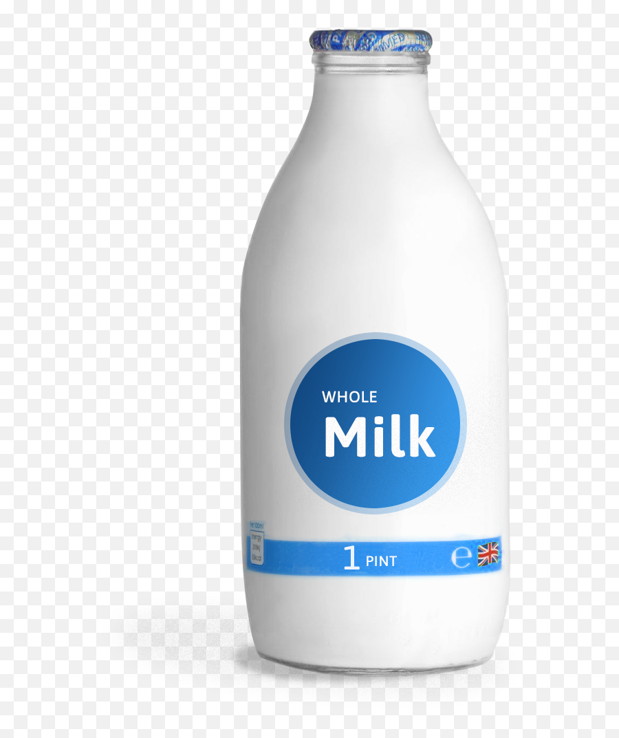 1 Pintglass Bottlewhole Milk - The Office Milk Delivery Company Emoji,Milk Jug Png