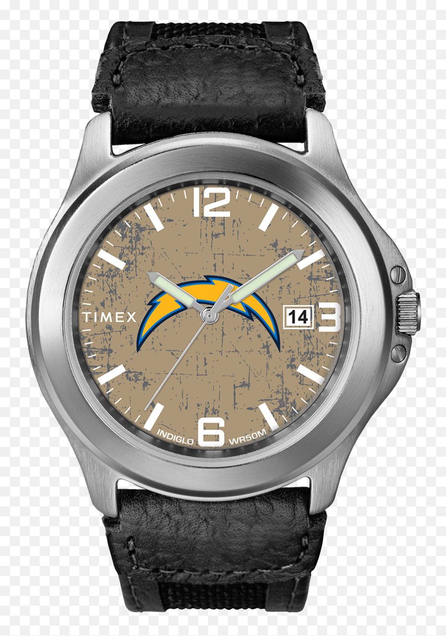 Timex Watch Menu0027s Old School Los Angeles Chargers Silver Emoji,New Los Angeles Chargers Logo