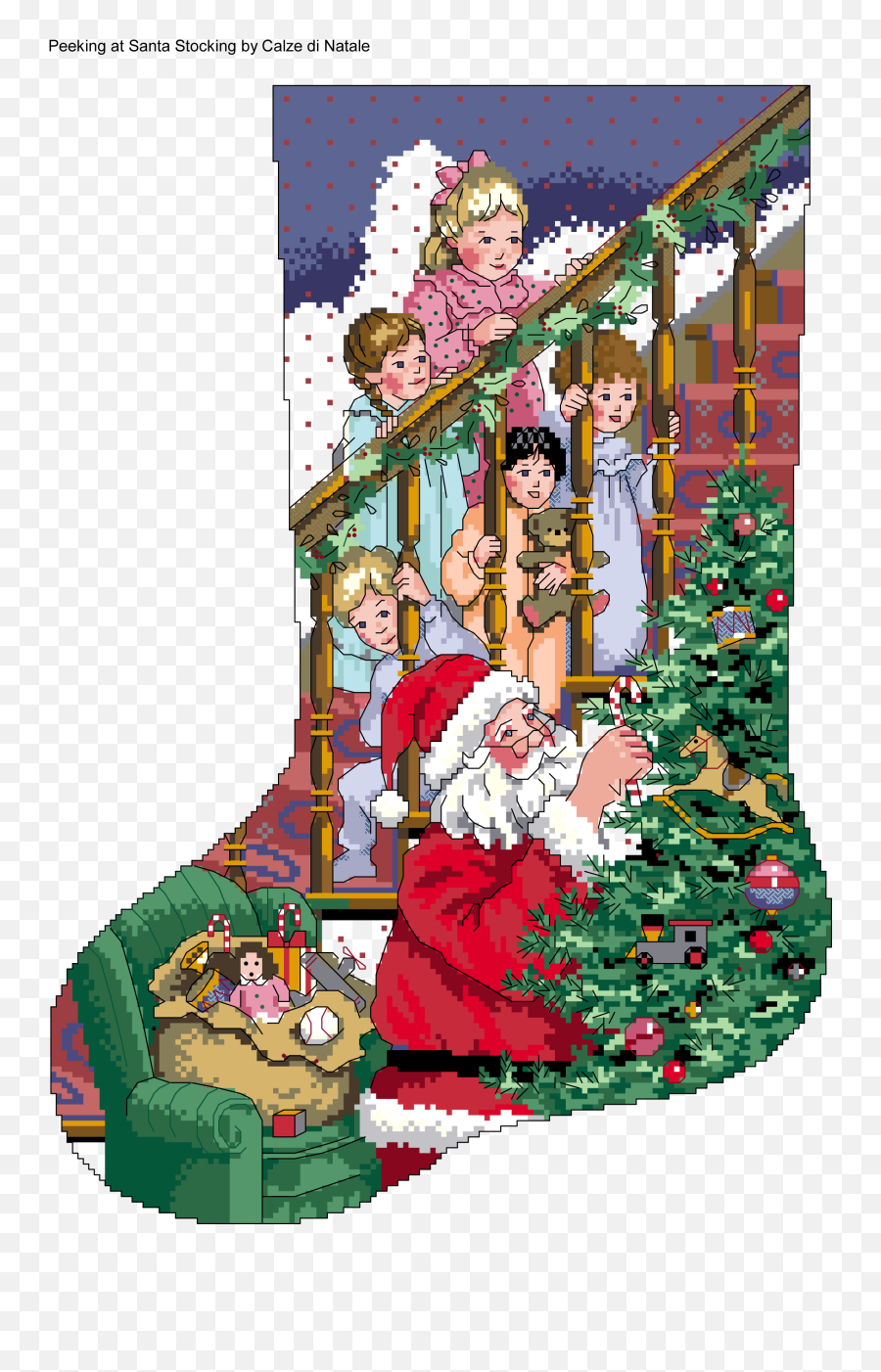 Library Of Christmas Stockings Fireplace Clipart Transparent - Santa Claus Emoji,Stocking Clipart