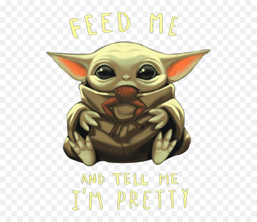 Feed Me And Tell Me Iu0027m Pretty Baby Yoda Shirt Fleece Blanket Emoji,Tell Clipart
