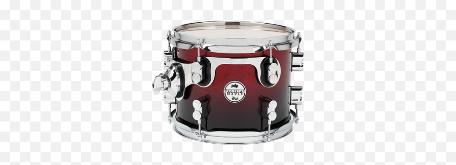 Red To Black Fade Pacific Drums Pdcm0810strb 8 X 10 Inches Emoji,Black Fade Transparent