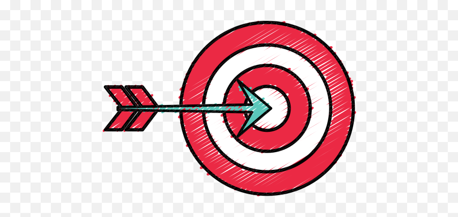 Target With Arrow Icon Illustration - Arrow For Target Emoji,Arrow Icon Transparent
