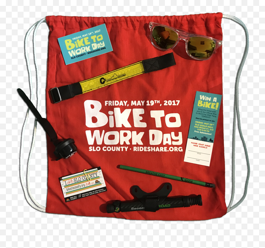 Bike To Work Day Full Schedule Rideshare Emoji,Transparent Bags For Work