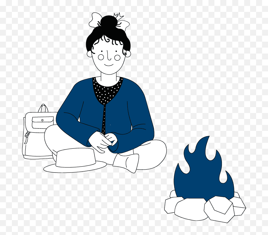 Camping Clipart Png - Sitting Emoji,Camping Clipart