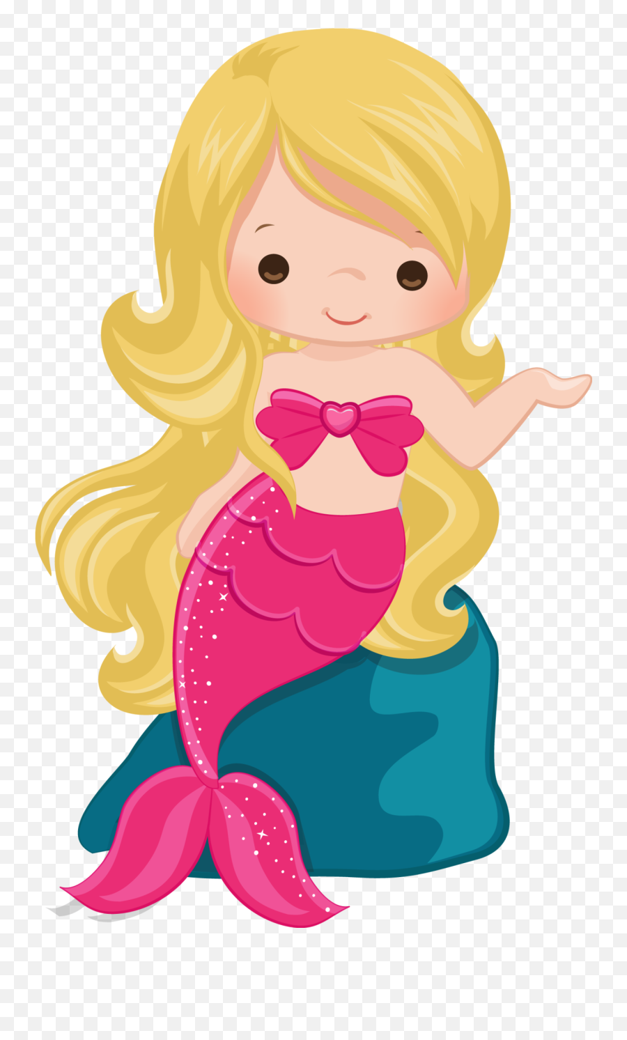 Mermaid Under The Sea Round Edible Icing Cake Topper - Mermaid Emoji,Under The Sea Clipart