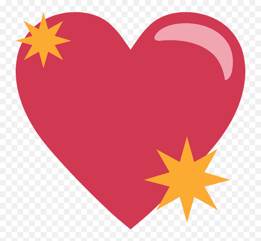 Sparkling Heart Emoji Clipart Free Download Transparent - Girly,Heart Emoji Png