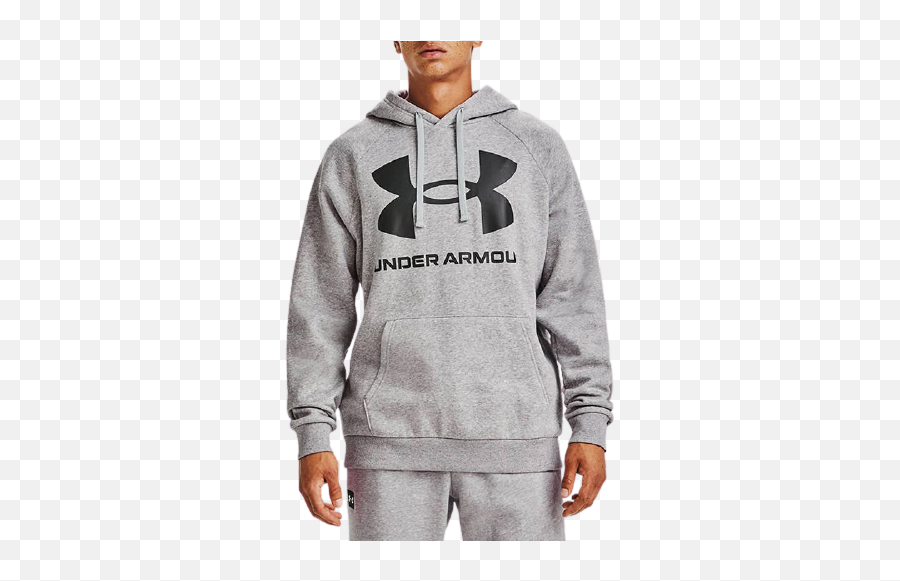 Under Armour Rival Fleece Big Logo - Under Armour Gray Hoodie Emoji,Under Armour Big Logo Hoody