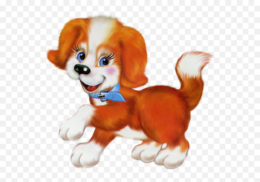 Orange Puppy Clip Art Puppy Cartoon Puppy Clipart - Beautiful Dog Cartoon Emoji,Puppy Clipart