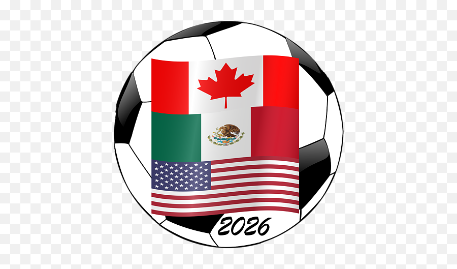 United Hosting 2026 Canada Mexico Usa - American Emoji,Usa Soccer Logo