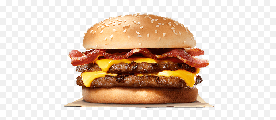 Meet The Burger King Value Menu - Fast Food Menu Prices Double Cheese Bacon Png Emoji,Burger King Crown Png