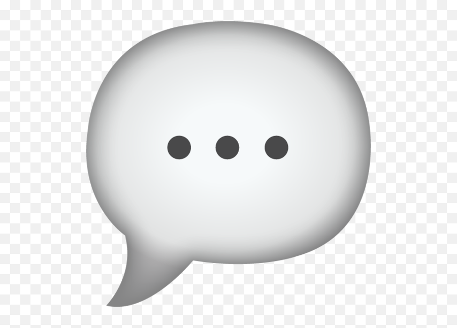 Download Speech Bubble Emoji - Speech Balloon Emoji Png,Iphone Text Bubble Png