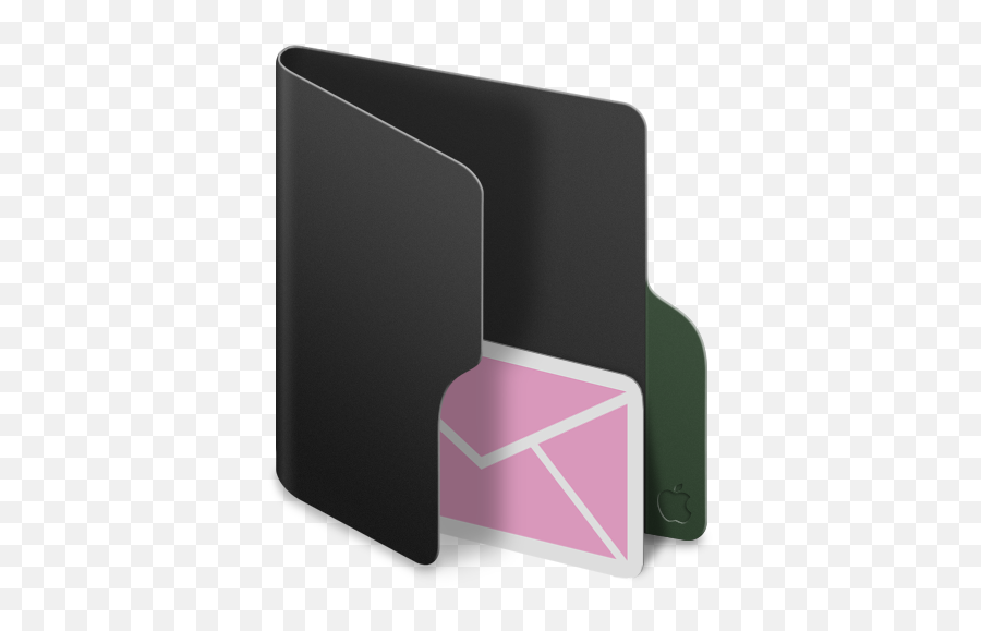 Message Icon - Mac Os Black Folder Icons Softiconscom Solid Emoji,Message Icon Png