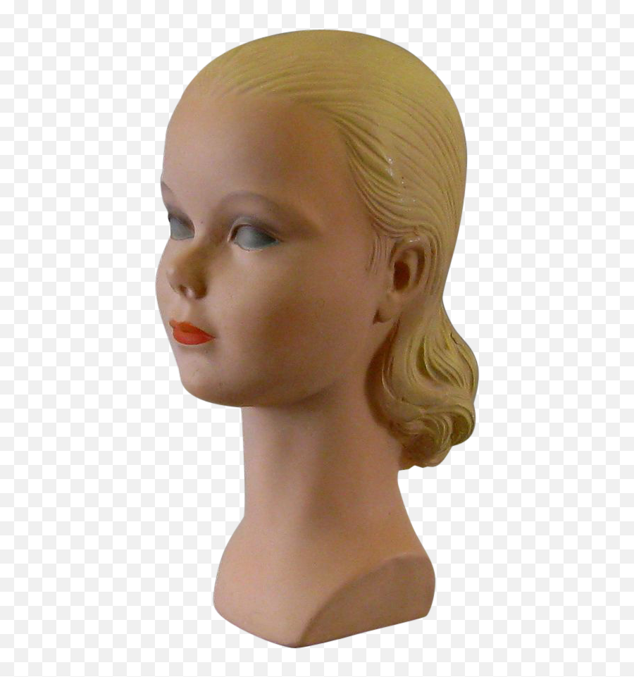 Download Clipart Royalty Free Vintage Millinery C S Plaster - Vintage Mannequin Head Blonde Emoji,Free Vintage Clipart