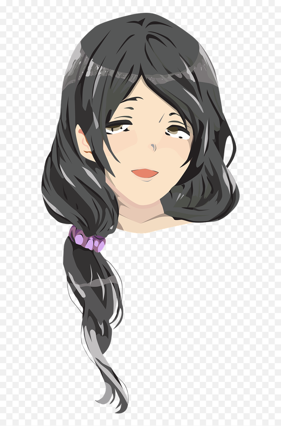 Girl Head Png Emoji,Anime Head Png
