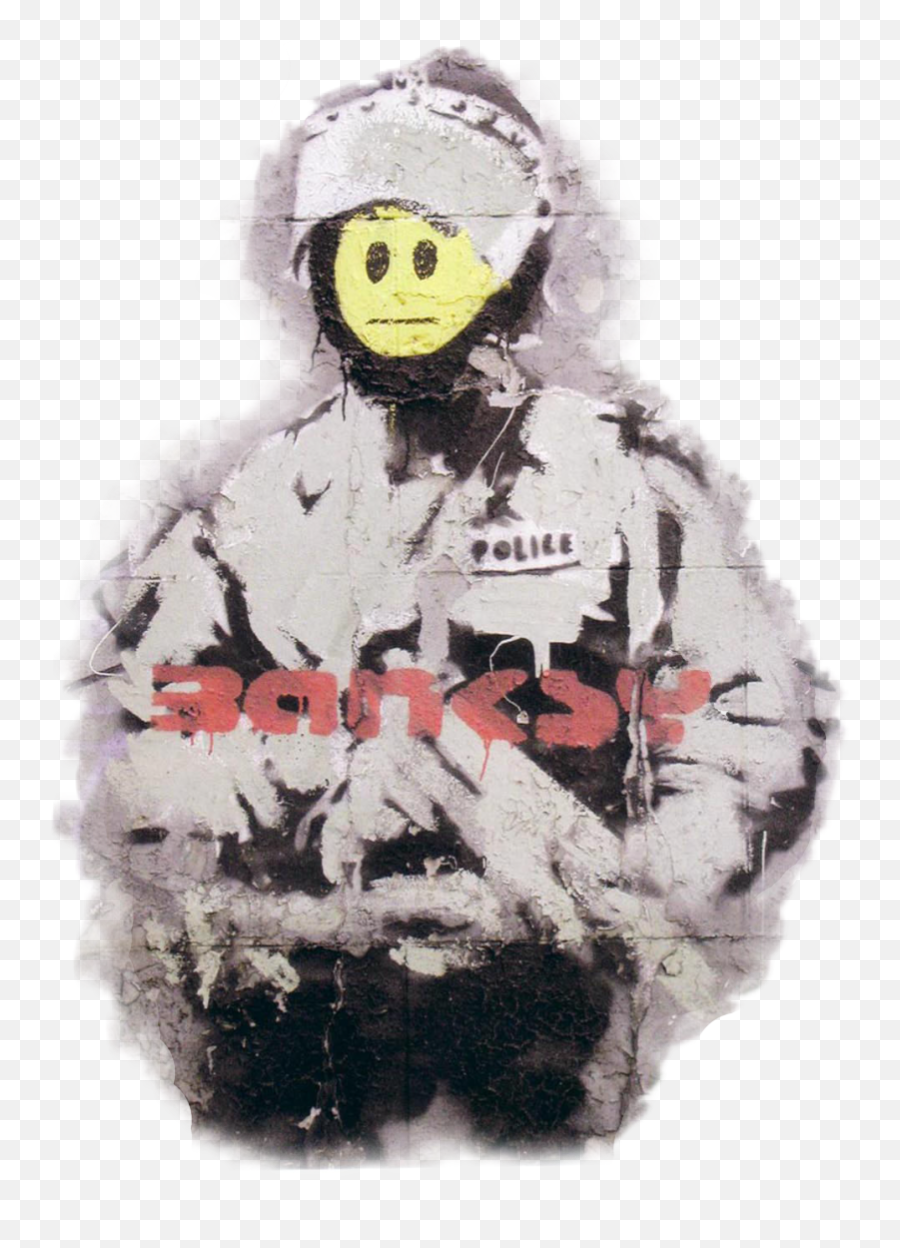 Download Banksy Smile - Banksy Smiley Full Size Png Image Emoji,Banksy Png