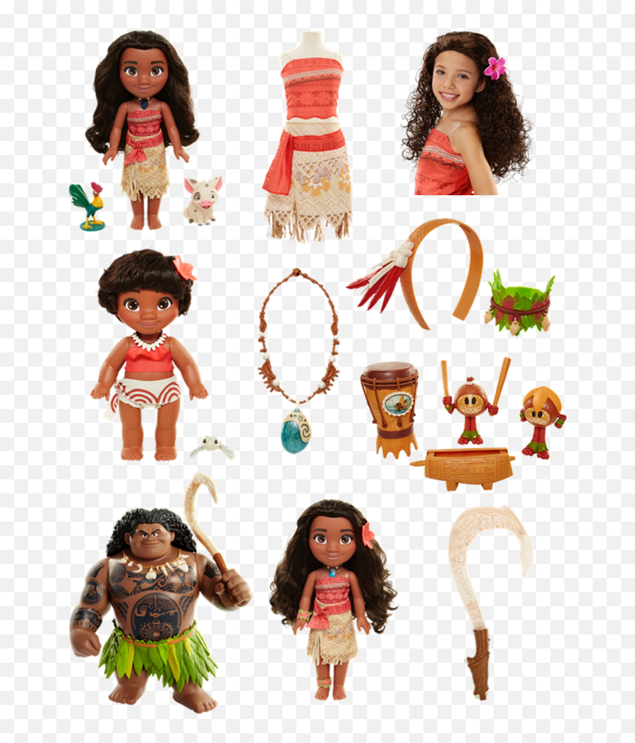 Bring Moana To Life For Your Child With - Moana Ages Hallowen Mona Paper Doll Emoji,Moana Clipart