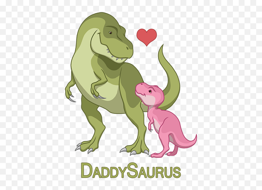 Baby Girl Dinosaurs Onesie - Mom And Baby Trex Clipart Emoji,T Rex Clipart