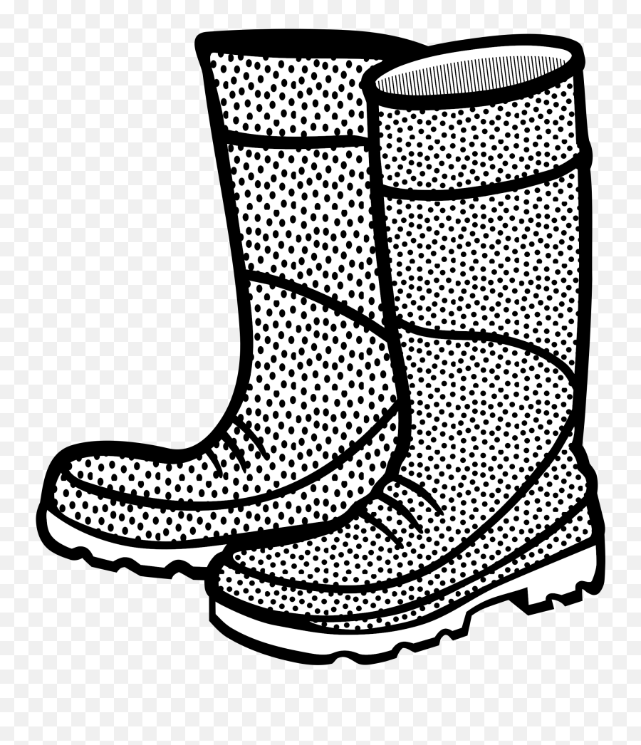 Rubber Boots - Boots Clipart Black And White Emoji,Boots Clipart