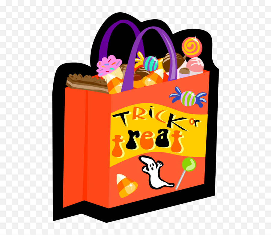 Trick Or Treat Bag Png - Girly Emoji,Trick Or Treat Clipart