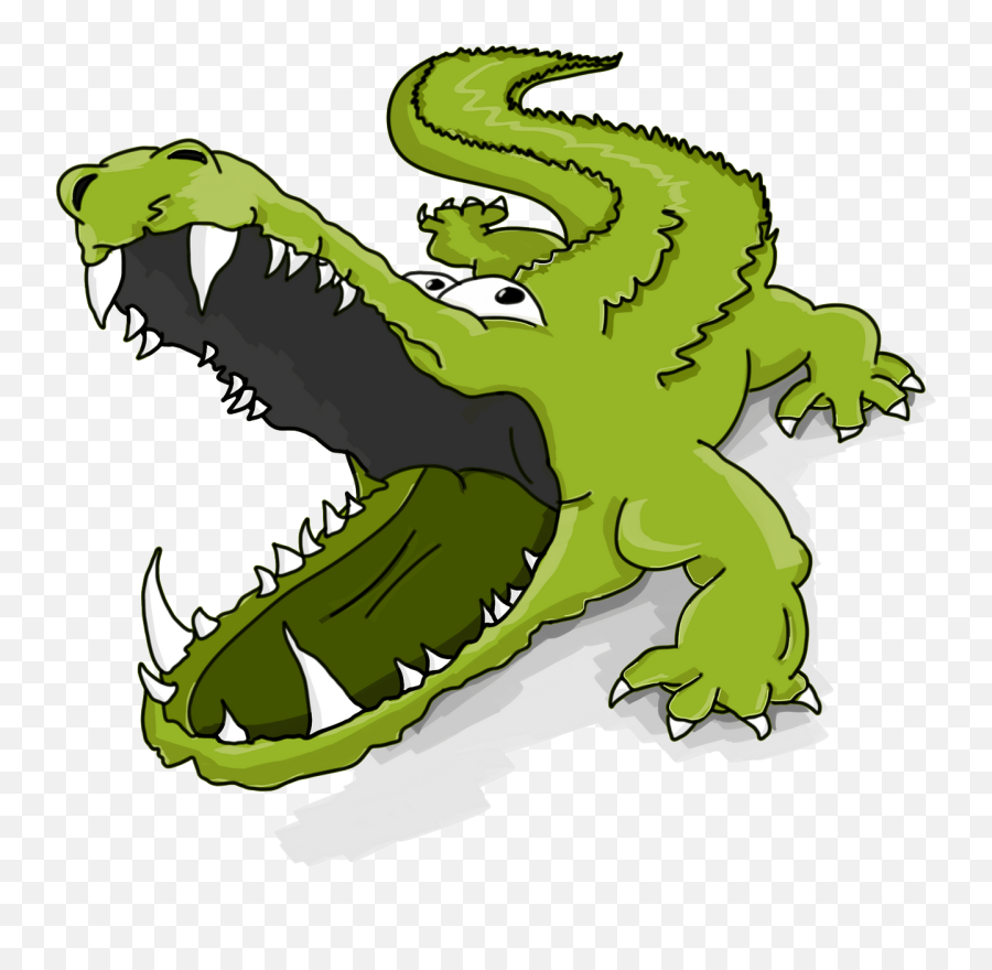 Cartoon Crocodile Clipart - Crocodile Clipart Emoji,Crocodile Clipart