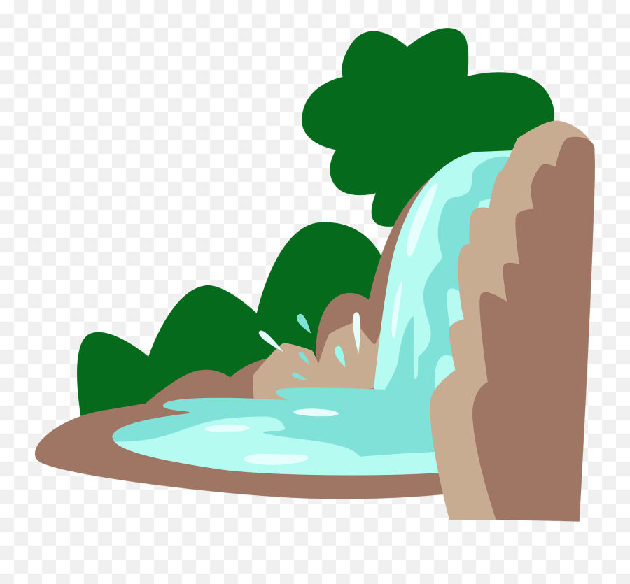 Waterfall Clipart - Waterfall Clipart Emoji,Waterfall Clipart