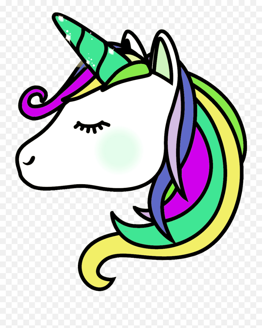 Rainbow Unicorn Png - Unicorn Png Emoji,Unicorn Png