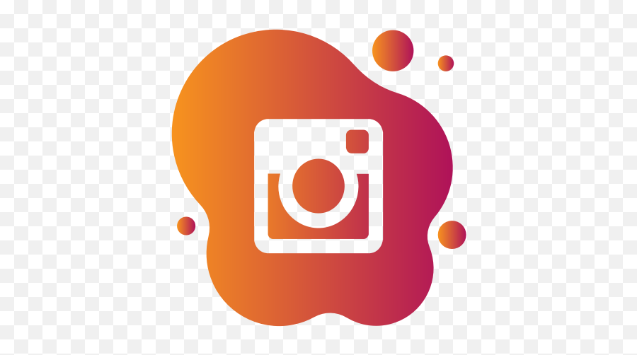 Aquarelle Bubble Gradient Instagram Emoji,Pink Instagram Logo