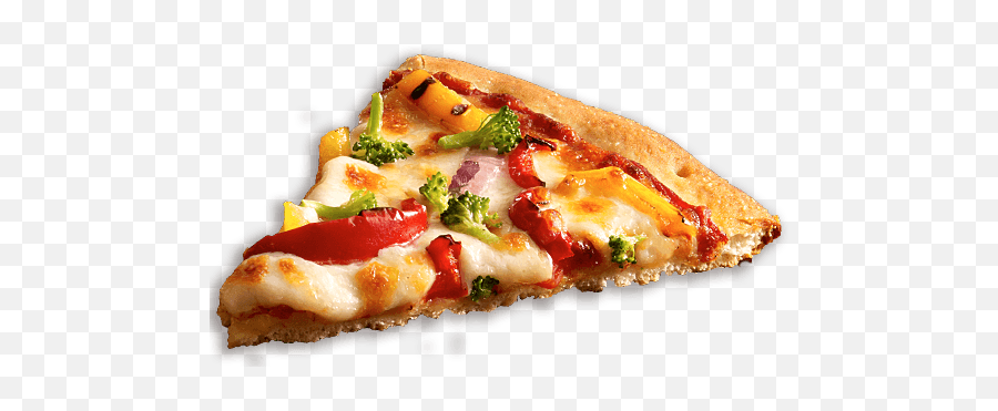 Pizza Slice Png Pic Background - Veggie Pizza Slice Png Emoji,Pizza Slice Png