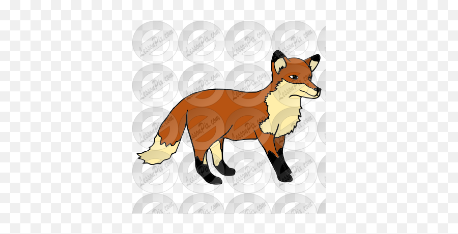 Classroom Therapy Use - Red Fox Emoji,Fox Clipart