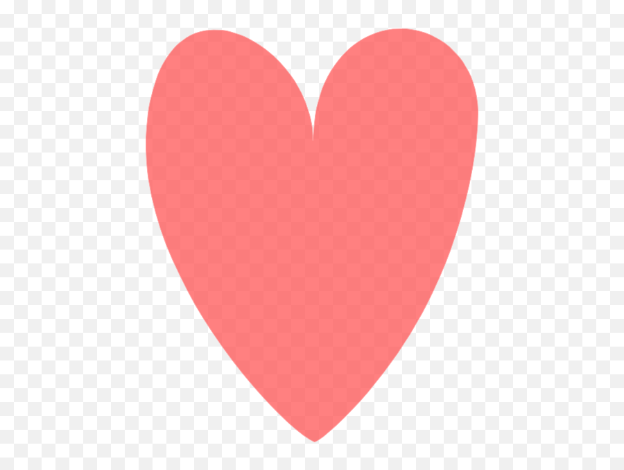 Coral Heart Clipart Transparent - Coração Rosa Desenhado Png Emoji,Coral Clipart