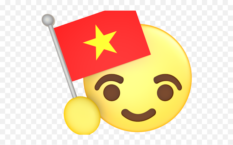 Vietnam Flag Cliparts - Transparent Emoji Thailand Flag,Vietnam Flag Png