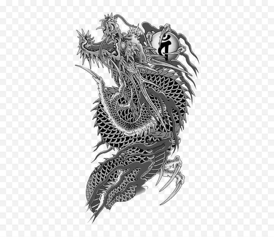 Yakuza Dragon Tattoo Png - Yakuza Kiryu Tattoo Emoji,Dragon Tattoo Png