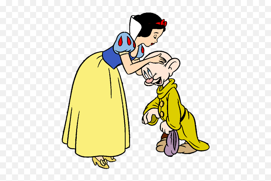 Snow White And The Seven Dwarfs Clip - Interaction Emoji,Snow White Clipart