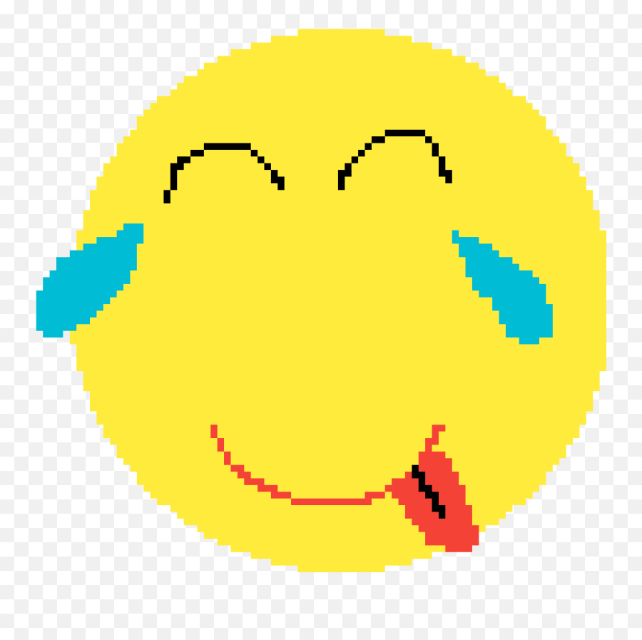 Pixilart - Laughing Emoji By Starflowersun Happy,Laughing Emoji Png