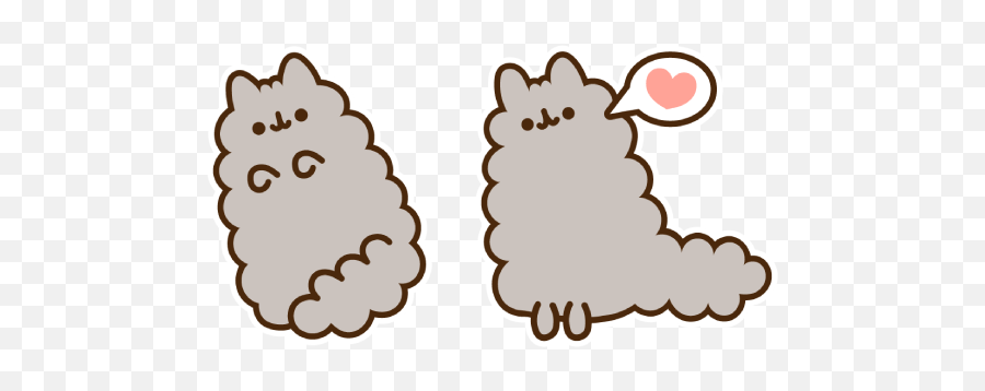 Pusheen Cat And Stormy - Cursor Cat Cursor Pusheen Emoji,Pusheen Png
