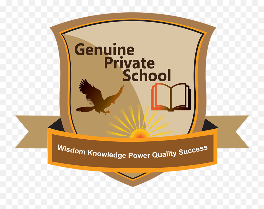 Genuine Private School - Language Emoji,Private School Logo