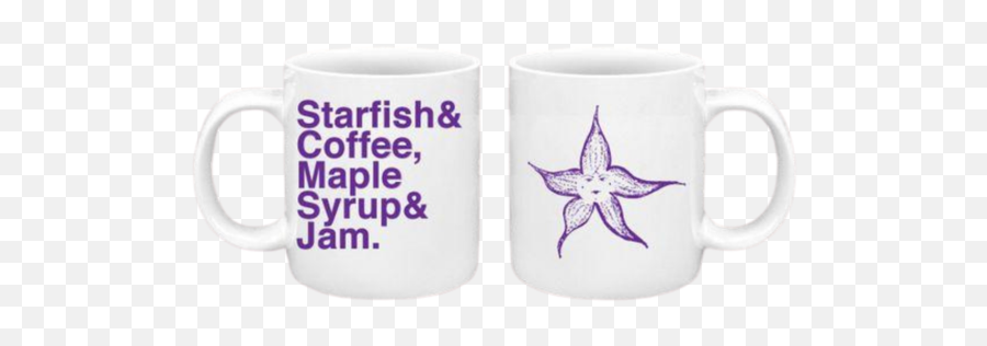 Starfish U0026 Coffee Official Merchandise - Serveware Emoji,Starfish Clipart Black And White