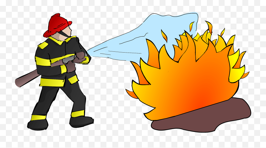 Firefighter Clipart - Transparent Transparent Background Firefighter Clipart Emoji,Firefighter Clipart