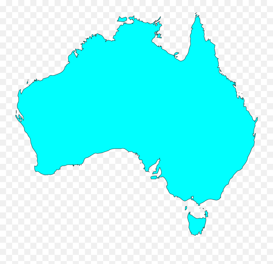 Australia 7 Svg Vector Australia 7 Clip Art - Svg Clipart Vector Australia Map Outline Emoji,7 Clipart